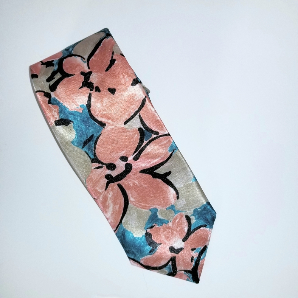 Sale.Etienne Aigner Men's Floral Pattern Retro Tie